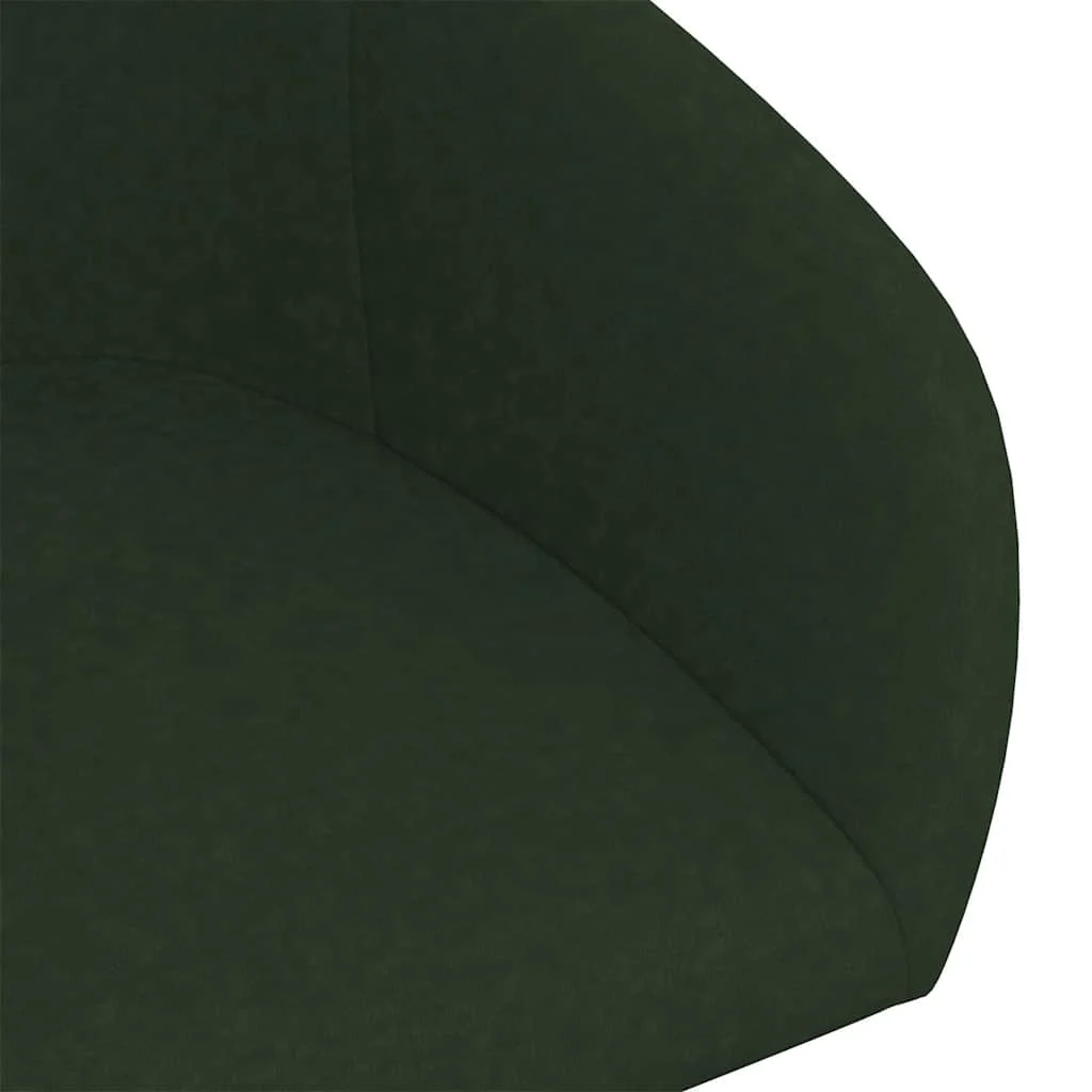 Chaise pivotante de bureau 63 x 56 x 88 cm vert foncé velours – modèle 2 – vue en situation