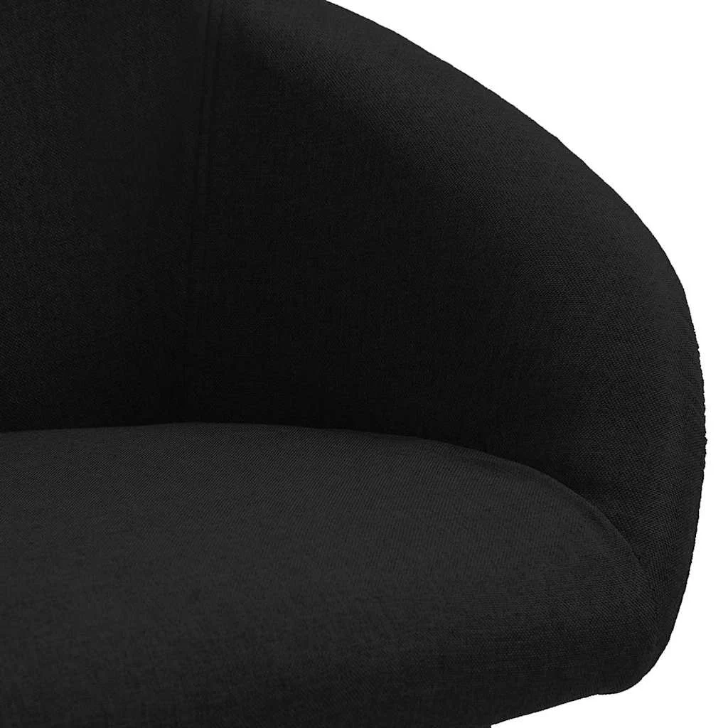 Chaise pivotante de bureau 63 x 56 x 92 cm noir tissu – vue en situation