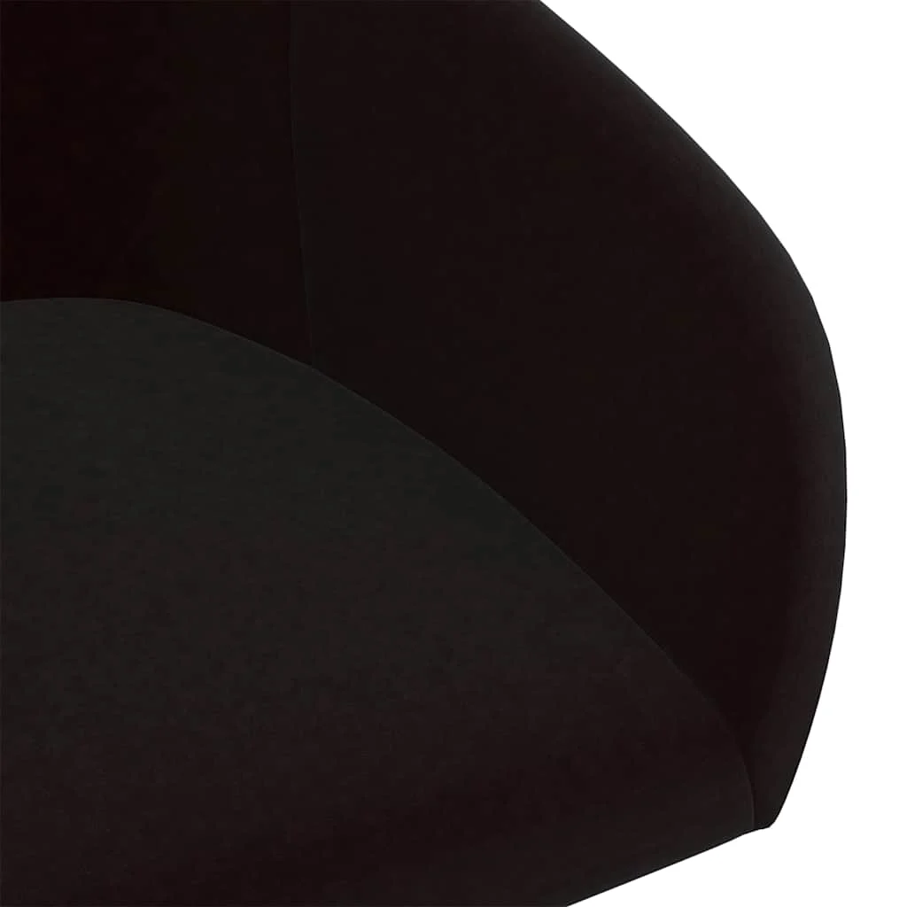 Chaise pivotante de bureau 63 x 56 x 92 cm noir velours – vue en situation
