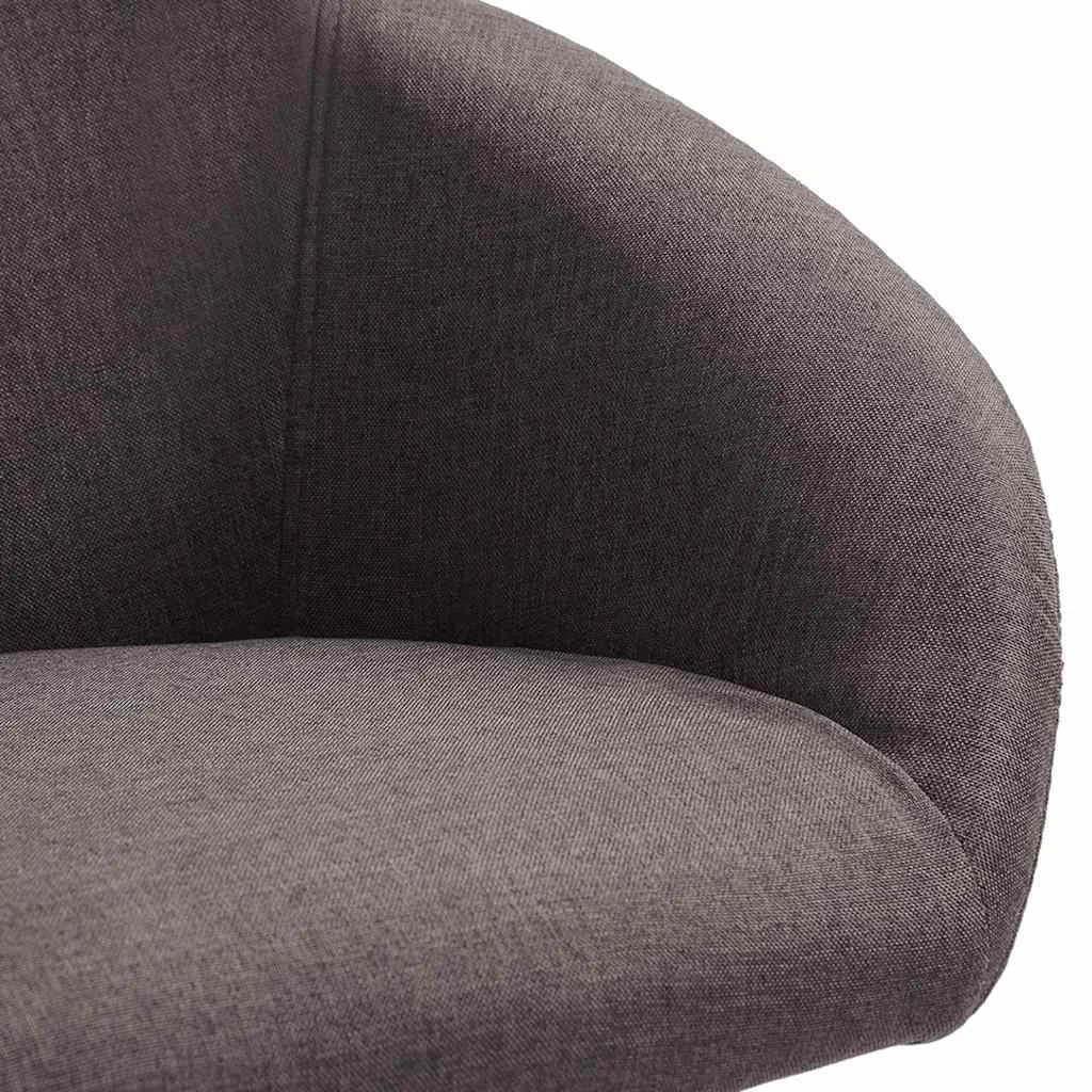Chaise pivotante de bureau 63 x 56 x 92 cm taupe tissu – vue en situation