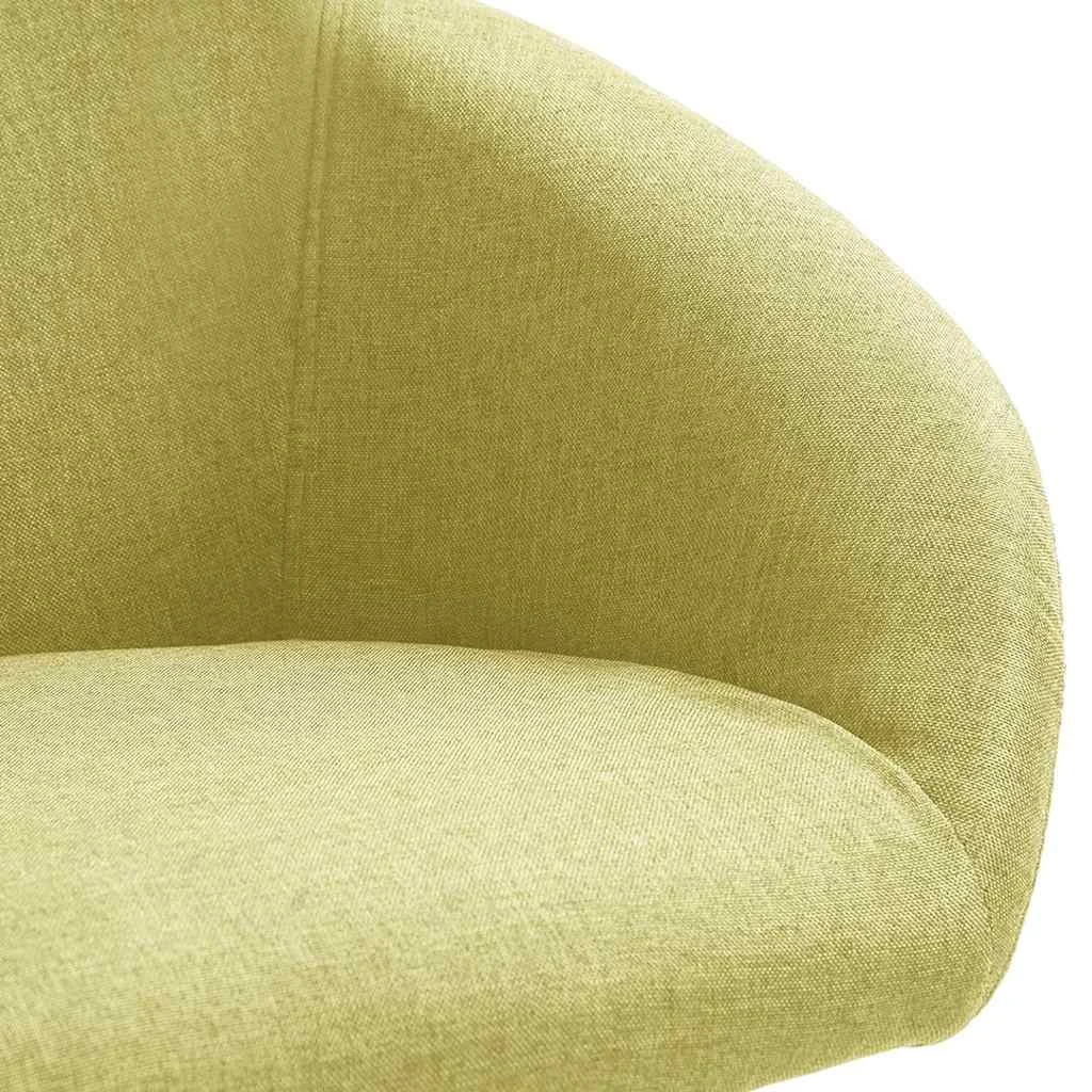 Chaise pivotante de bureau 63 x 56 x 92 cm vert tissu – vue en situation