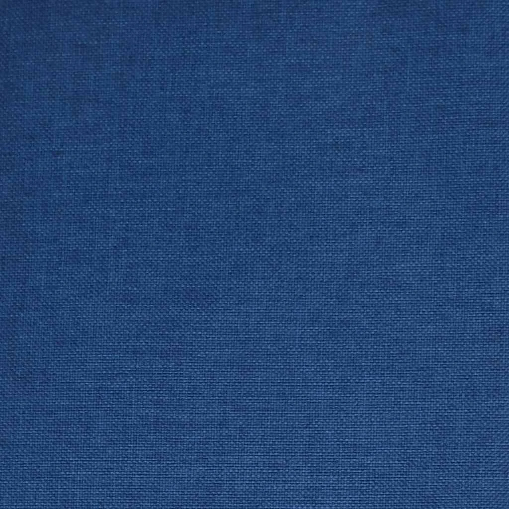 Chaise pivotante de bureau 66,5 x 58,5 x 80 cm bleu tissu – vue de dessus
