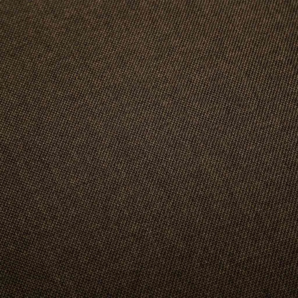 Chaise pivotante de bureau 66,5 x 58,5 x 80 cm marron foncé tissu – vue de dessus