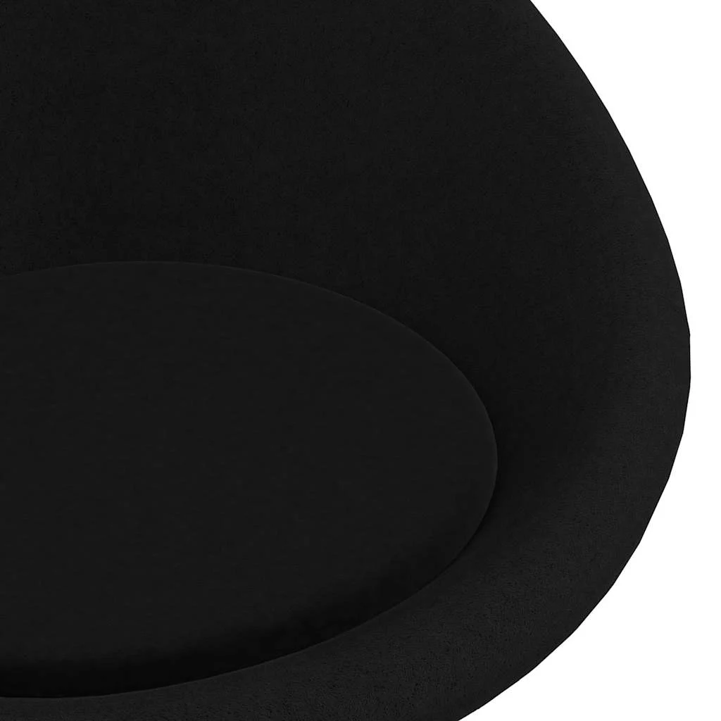 Chaise pivotante de bureau 66,5 x 58,5 x 80 cm noir velours – vue en situation