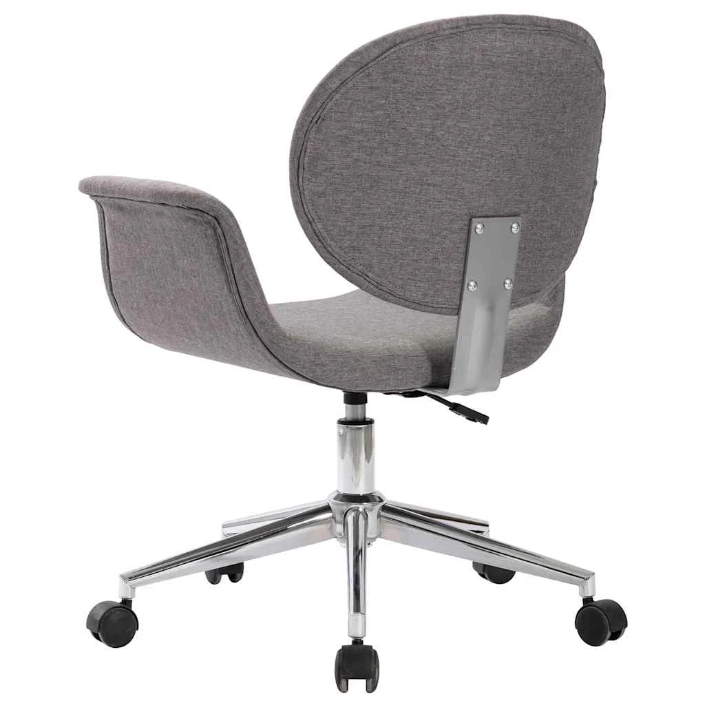 Chaise pivotante de bureau 67 x 62 x 87,5 cm gris clair tissu – vue en situation