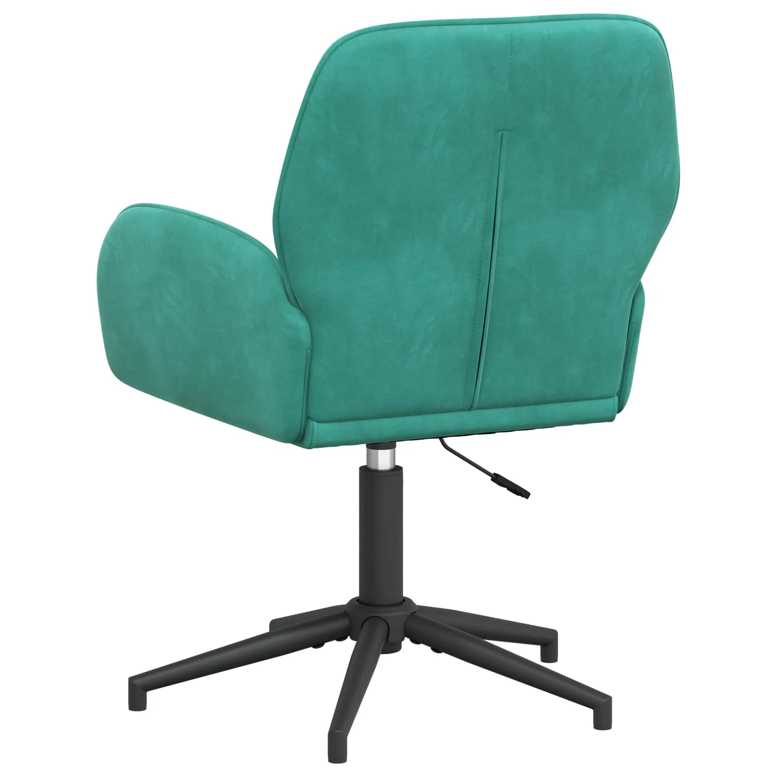 Chaises de bureau pivotantes lot de 6 54 x 55 x 90 cm turquoise velours – vue en situation