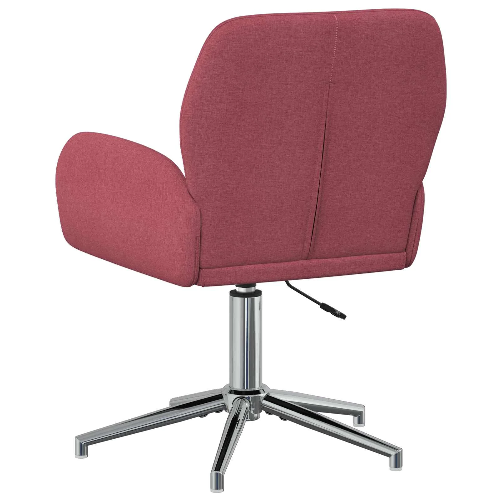 Chaises de bureau pivotantes lot de 6 54 x 58 x 90 cm bordeaux tissu – vue en situation