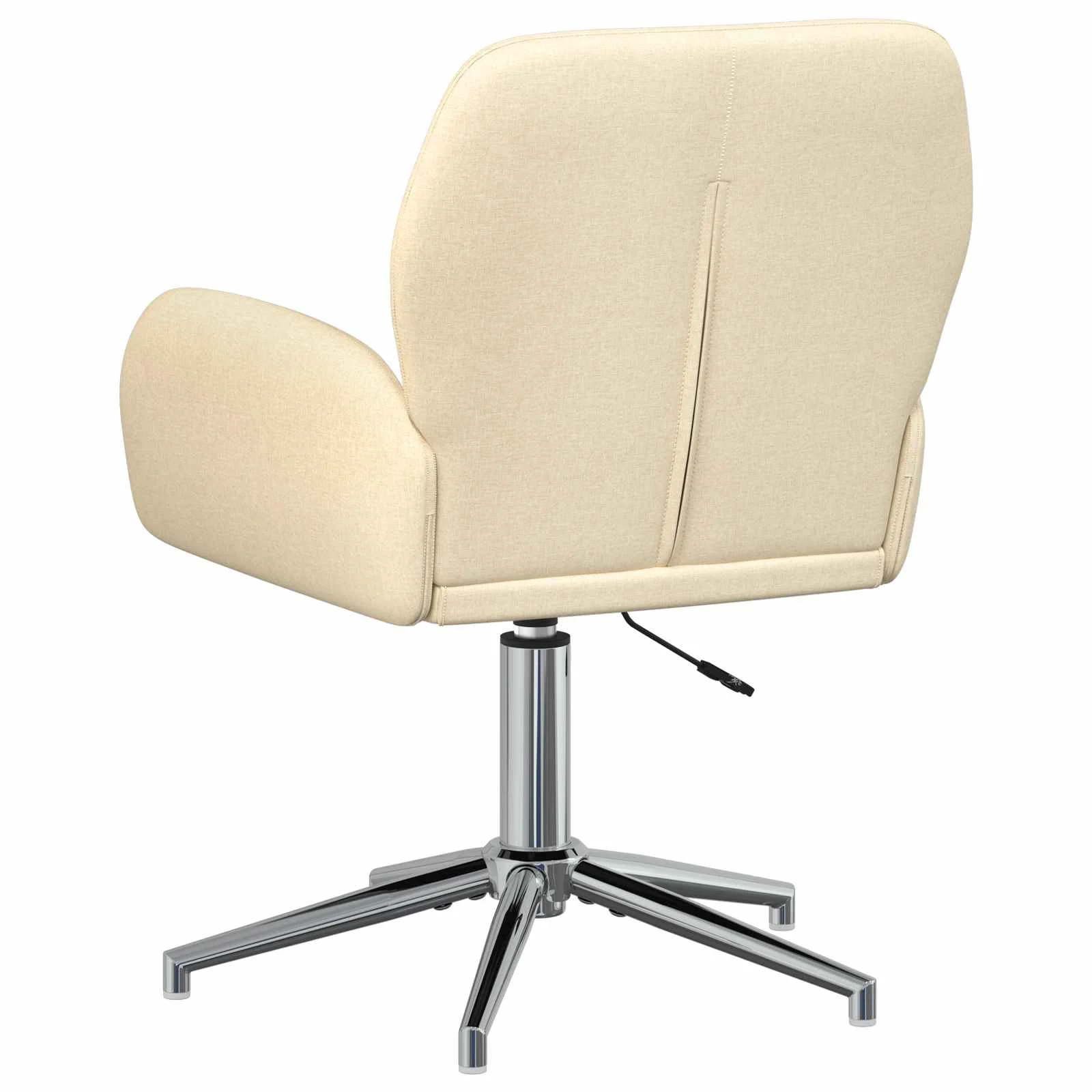 Chaises de bureau pivotantes lot de 6 54 x 58 x 90 cm crème tissu – vue en situation