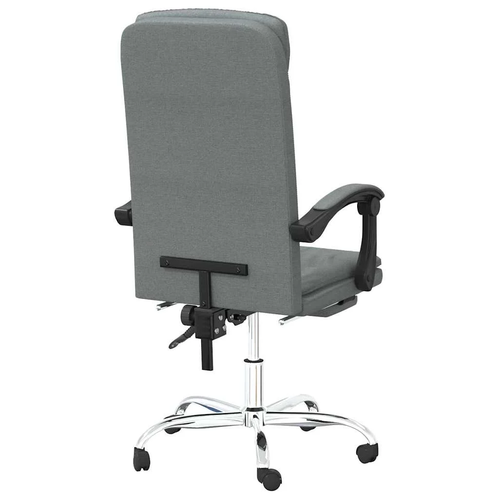 Fauteuil inclinable de bureau 63 x 56 x 122 cm gris foncé tissu – modèle 3 – vue en situation