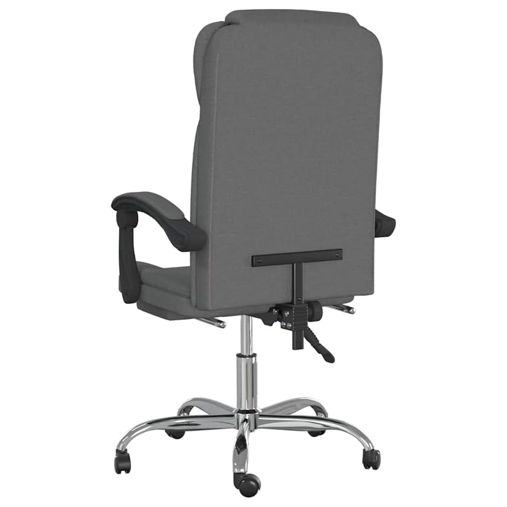 Fauteuil inclinable de bureau 63 x 56 x 122 cm gris foncé tissu – modèle 4 – vue en situation