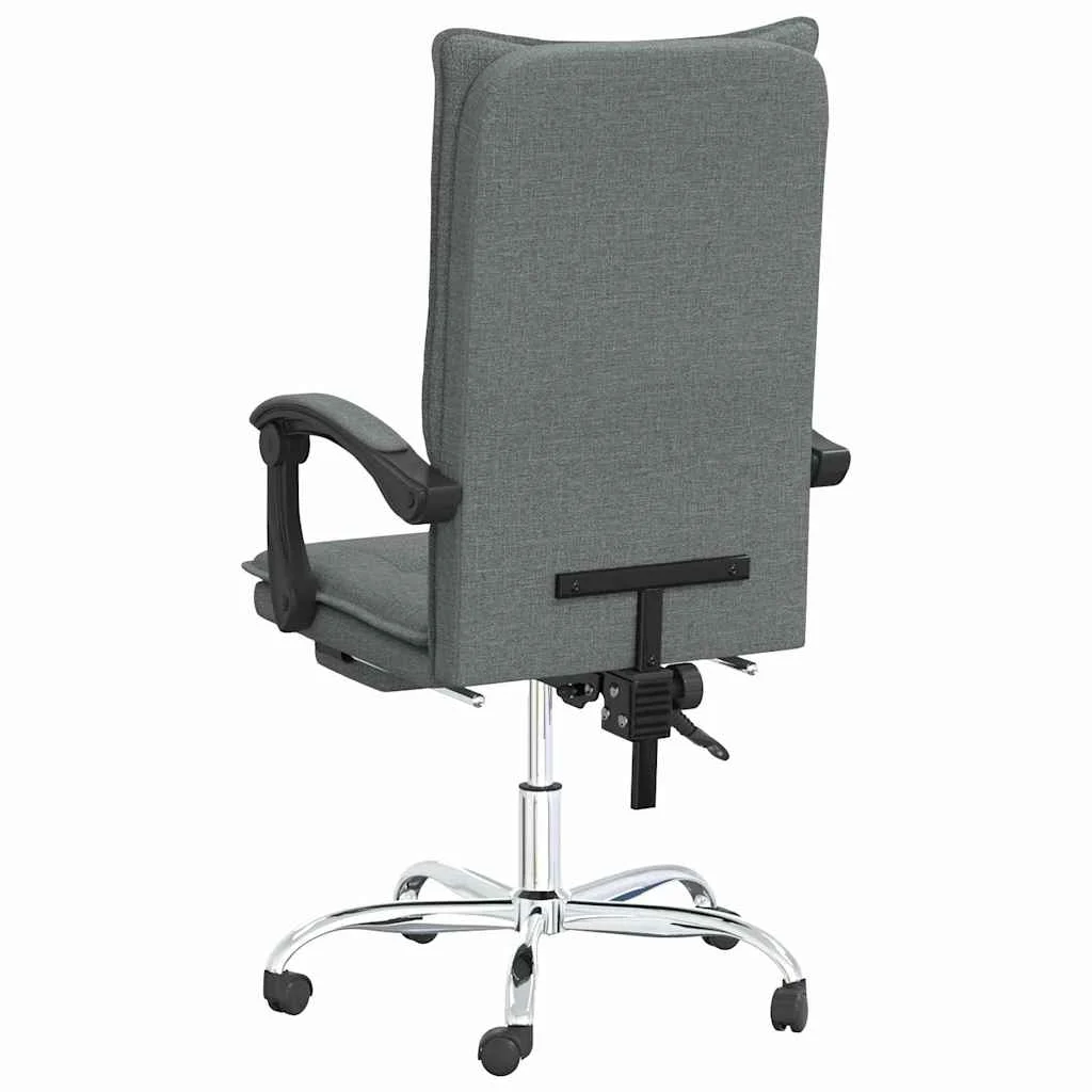 Fauteuil inclinable de bureau 63 x 56 x 122 cm gris foncé tissu – modèle 5 – vue en situation