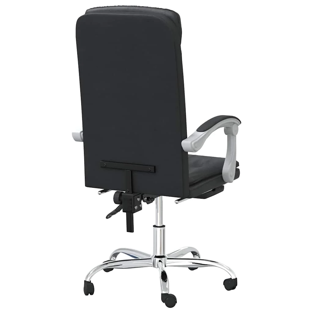 Fauteuil inclinable de bureau 63 x 56 x 122 cm noir similicuir – modèle 3 – vue en situation