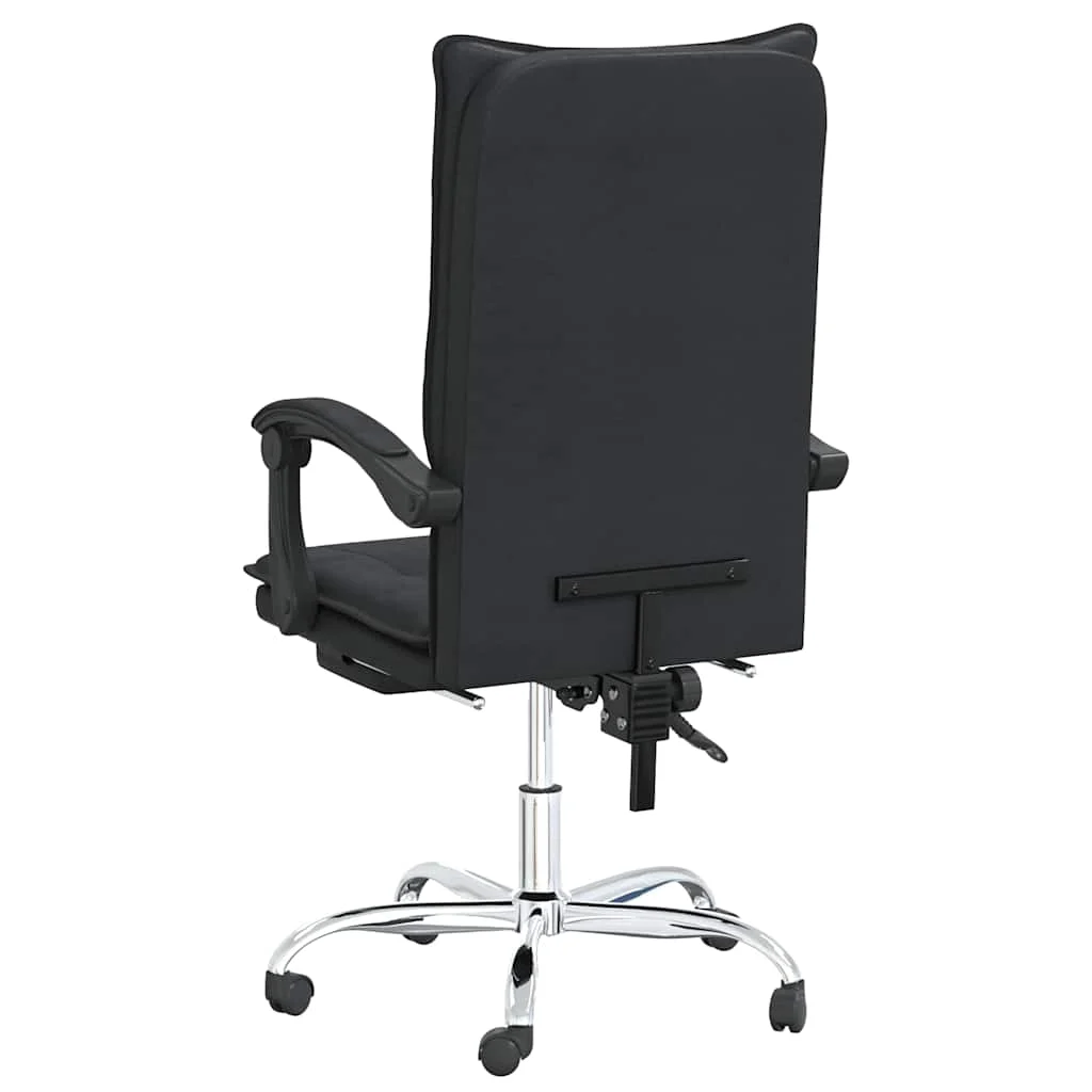 Fauteuil inclinable de bureau 63 x 56 x 122 cm noir similicuir – modèle 6 – vue en situation