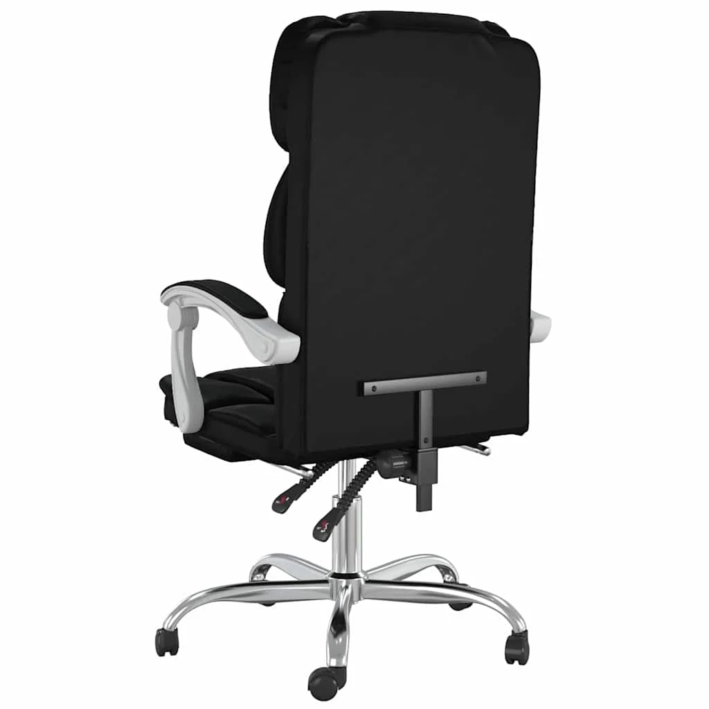 Fauteuil inclinable de bureau 63 x 56 x 122 cm noir similicuir – modèle 2 – vue en situation
