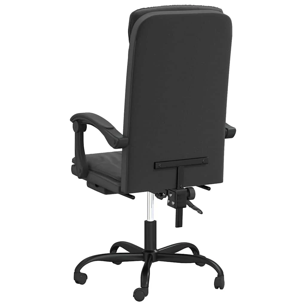 Fauteuil inclinable de bureau 63 x 56 x 122 cm noir velours – vue en situation