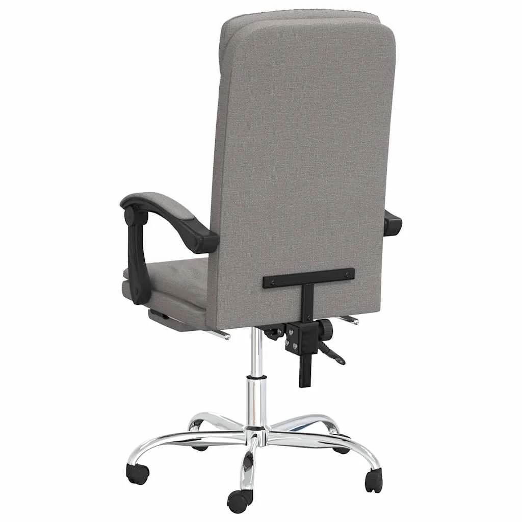 Fauteuil inclinable de bureau 63 x 56 x 122 cm taupe tissu – modèle 3 – vue en situation