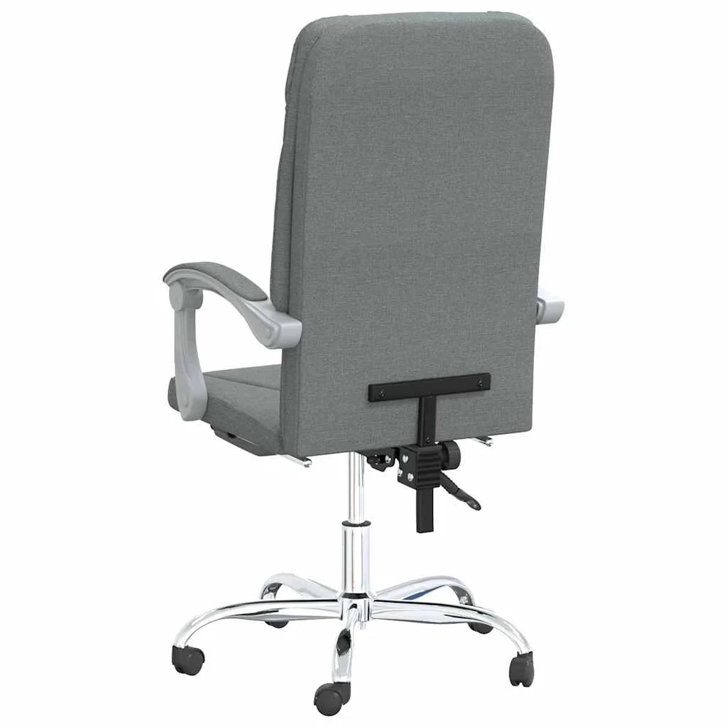 Fauteuil inclinable de bureau 63 x 59 x 124 cm gris foncé tissu – vue en situation
