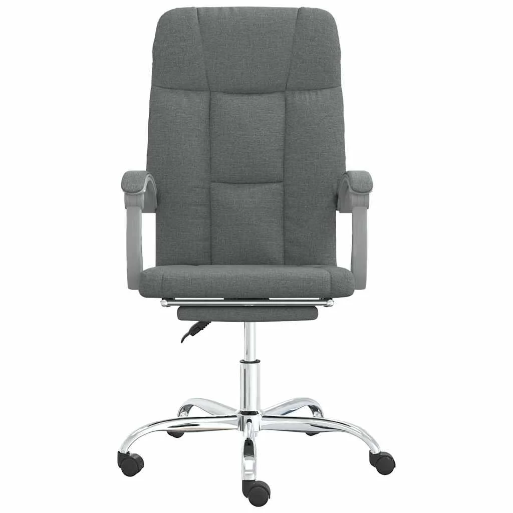 Fauteuil inclinable de bureau 63 x 59 x 124 cm gris foncé tissu – vue de côté