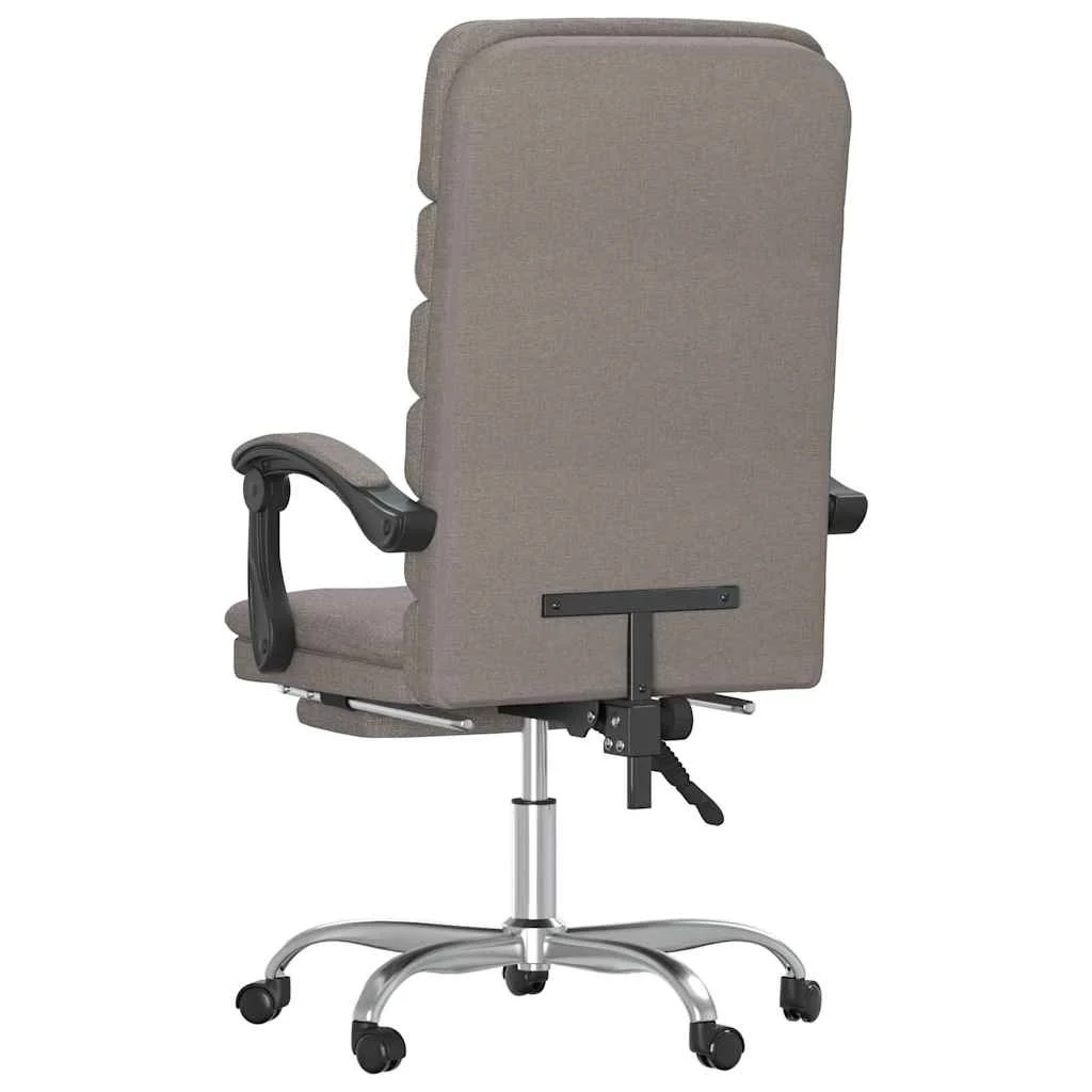 Fauteuil de massage inclinable de bureau 63 x 56 x 120 cm taupe tissu – modèle 3 – vue en situation