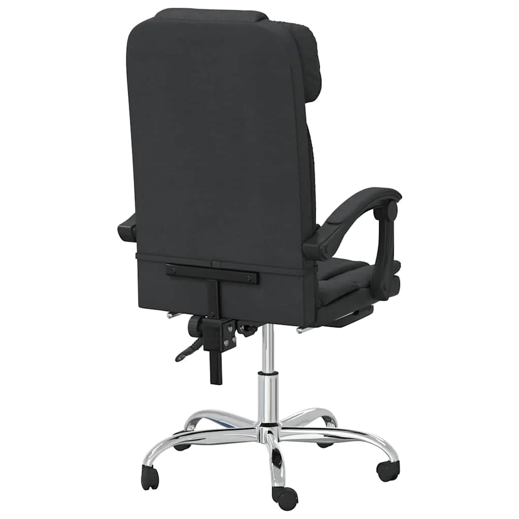 Fauteuil de massage inclinable de bureau 63 x 56 x 122 cm noir similicuir – modèle 3 – vue en situation