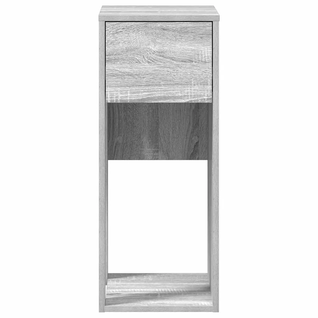 Support de tour d'ordinateur et tiroir 30 x 44 x 74 cm sonoma gris bois d'ingénierie – vue en situation