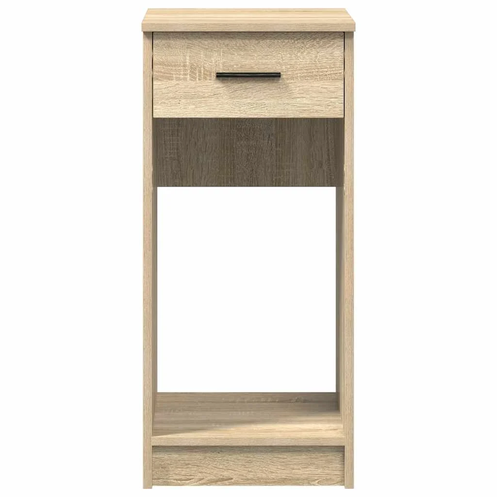 Support de tour d'ordinateur et tiroir 35 x 45 x 77 cm chêne sonoma bois d'ingénierie – vue en situation