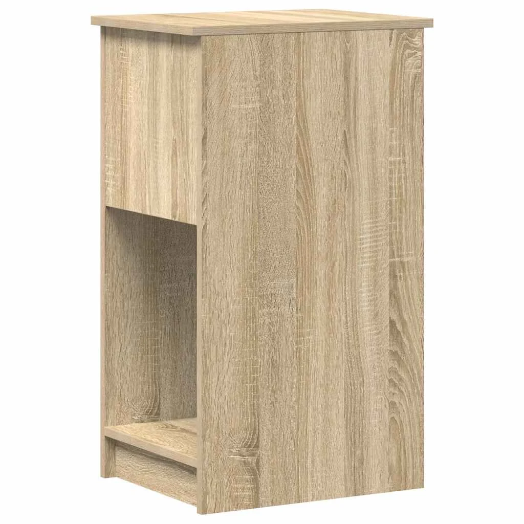 Support de tour d'ordinateur et tiroir 35 x 45 x 77 cm chêne sonoma bois d'ingénierie – vue de dessus