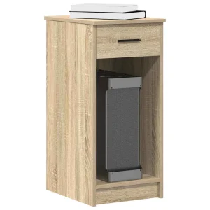 Support de tour d'ordinateur et tiroir 35 x 45 x 77 cm chêne sonoma bois d'ingénierie – vue d’ensemble