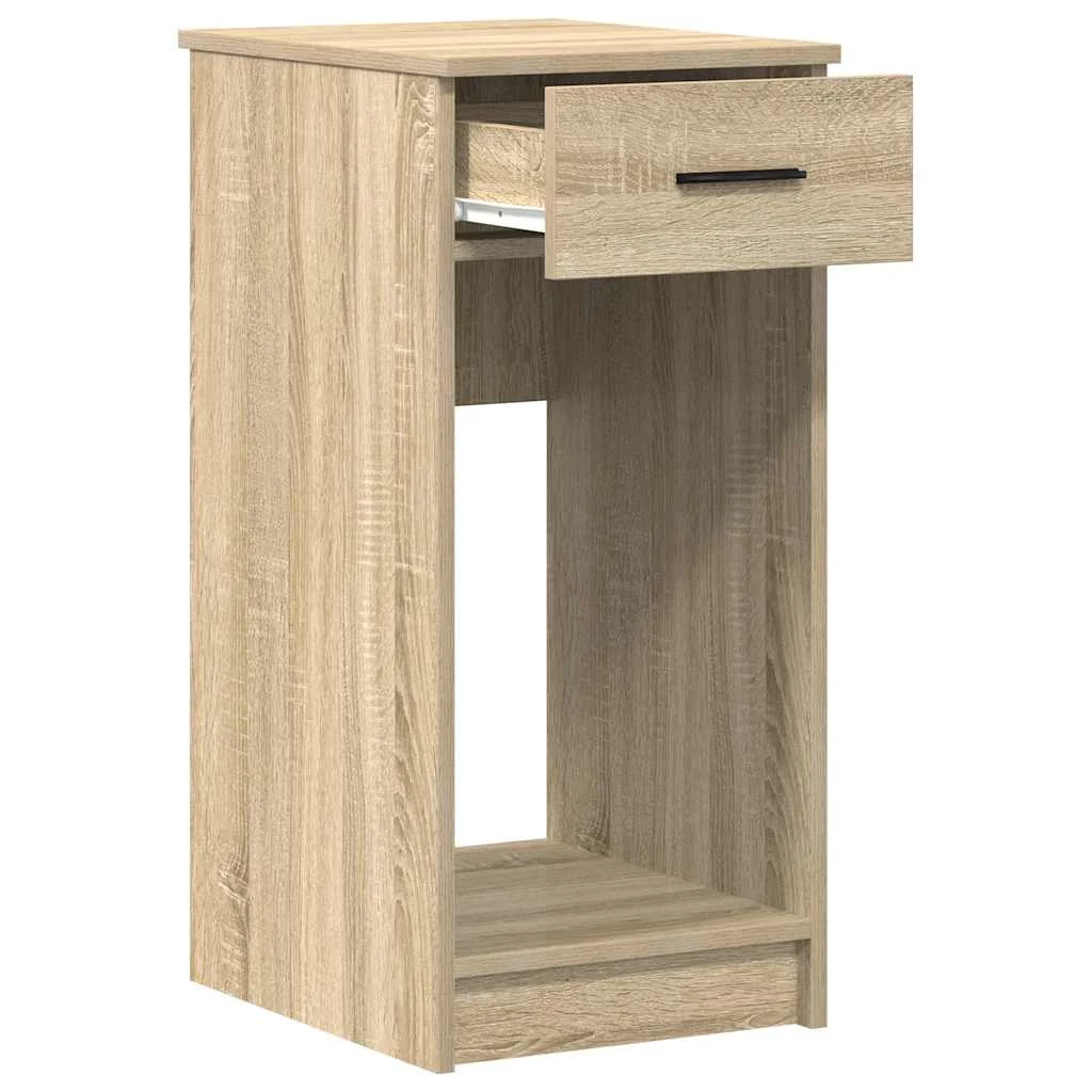 Support de tour d'ordinateur et tiroir 35 x 45 x 77 cm chêne sonoma bois d'ingénierie – vue de détail