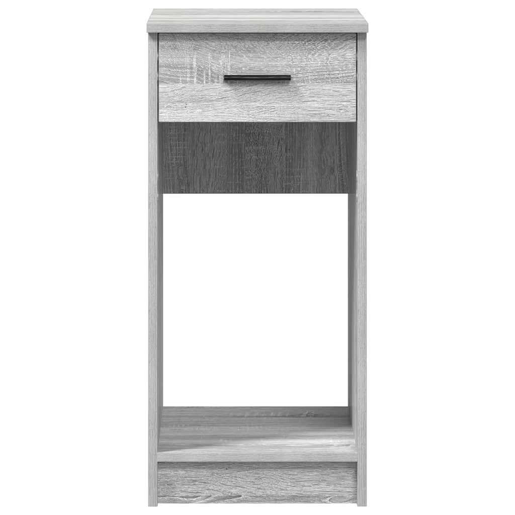 Support de tour d'ordinateur et tiroir 35 x 45 x 77 cm sonoma gris bois d'ingénierie – vue en situation