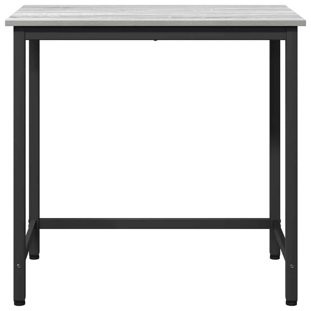 Table 100 x 50 x 76,5 cm sonoma gris bois d'ingénierie – vue de dessus