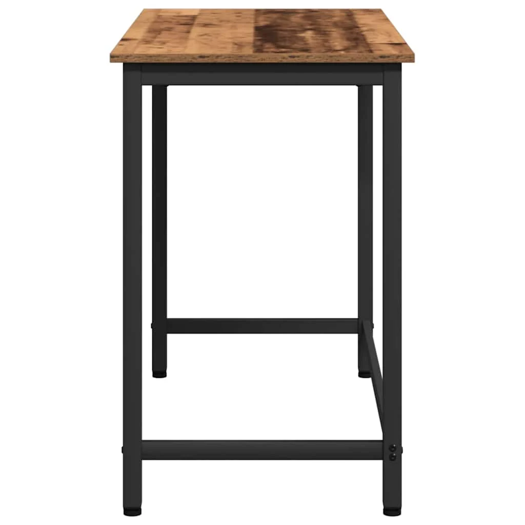 Table 80 x 50 x 76,5 cm bois ancien bois d'ingénierie – vue de dos