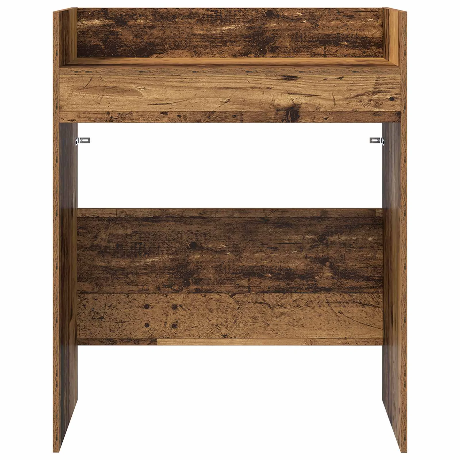 Table de DJ 102 x 45 x 102 cm bois ancien bois d'ingénierie – vue en situation