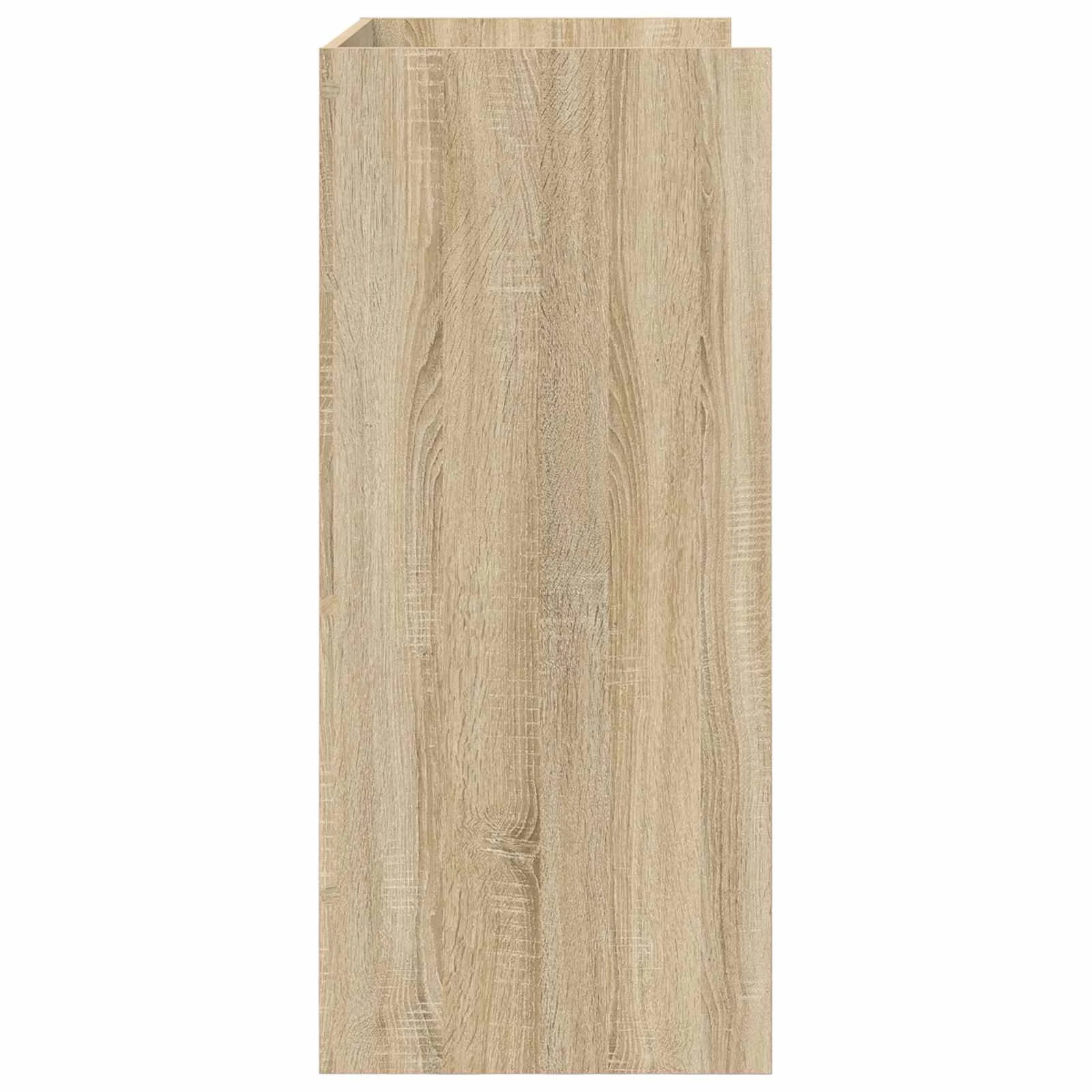 Table de DJ 62 x 45 x 102 cm chêne sonoma bois d'ingénierie – vue de dessus