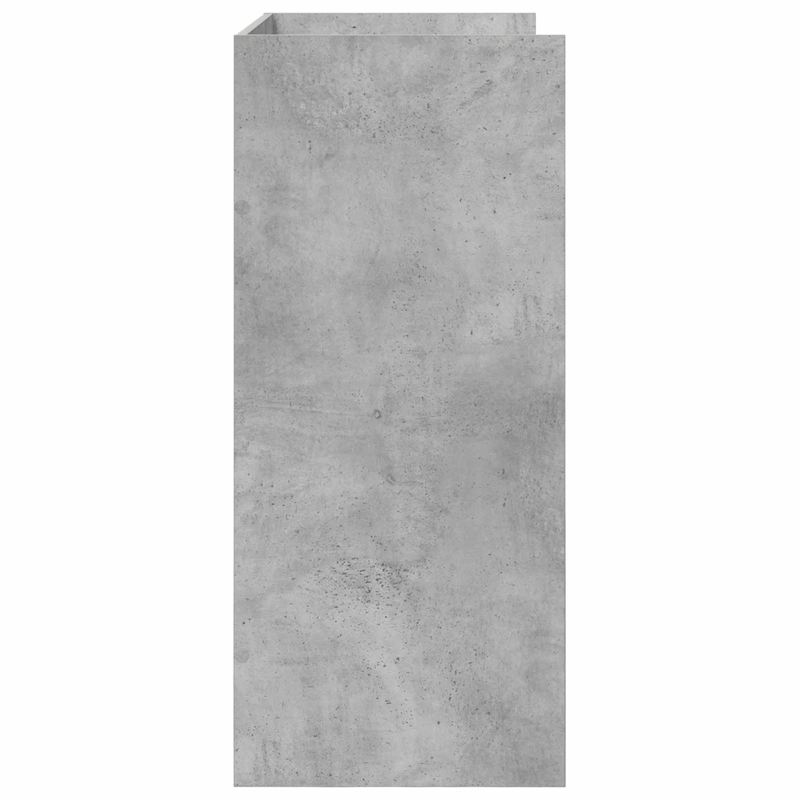 Table de DJ 62 x 45 x 102 cm gris béton bois d'ingénierie – vue de dessus