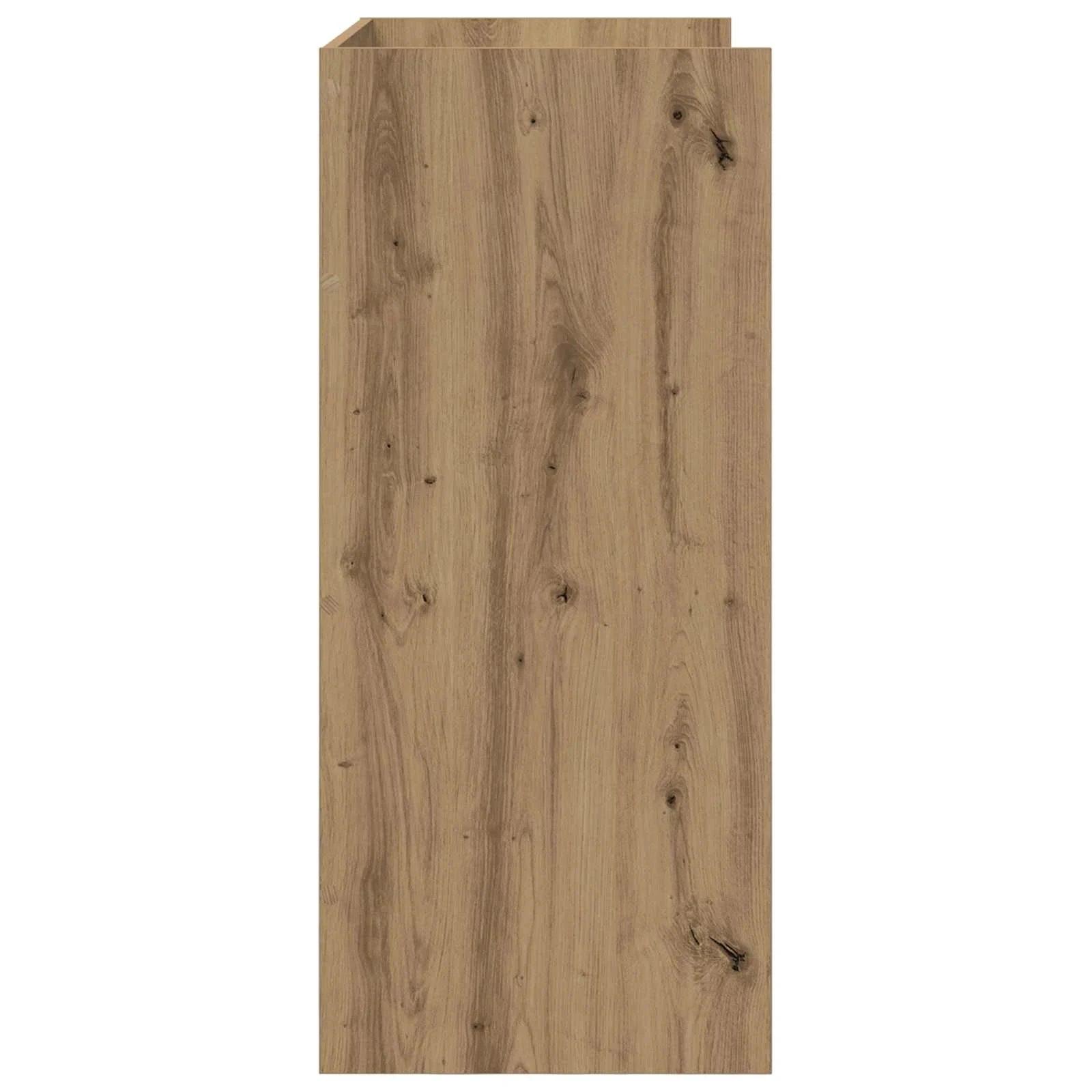 Table de DJ 82 x 45 x 102 cm chêne artisanal bois d'ingénierie – vue de dessus