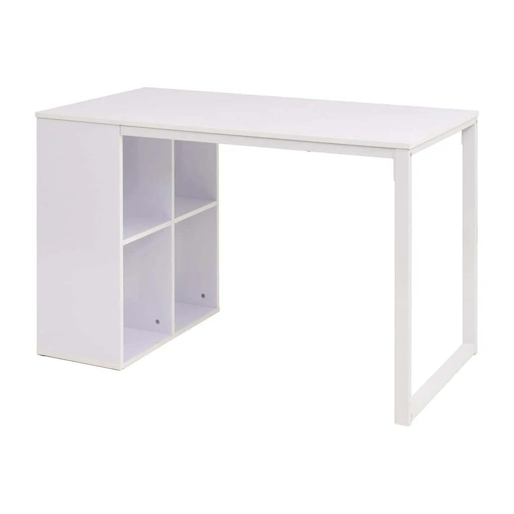 Table d'écriture 120 x 60 x 75 cm blanc bois d'ingénierie – vue de détail