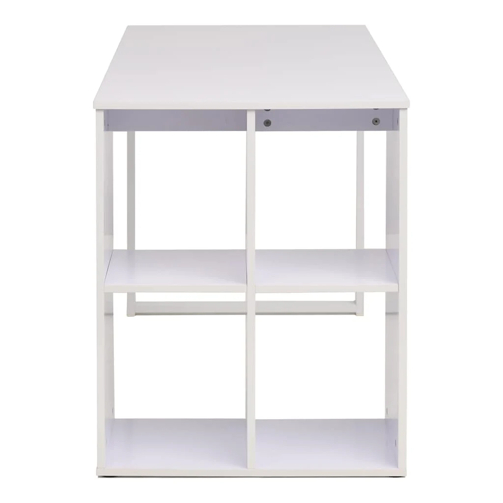 Table d'écriture 120 x 60 x 75 cm blanc bois d'ingénierie – vue en situation