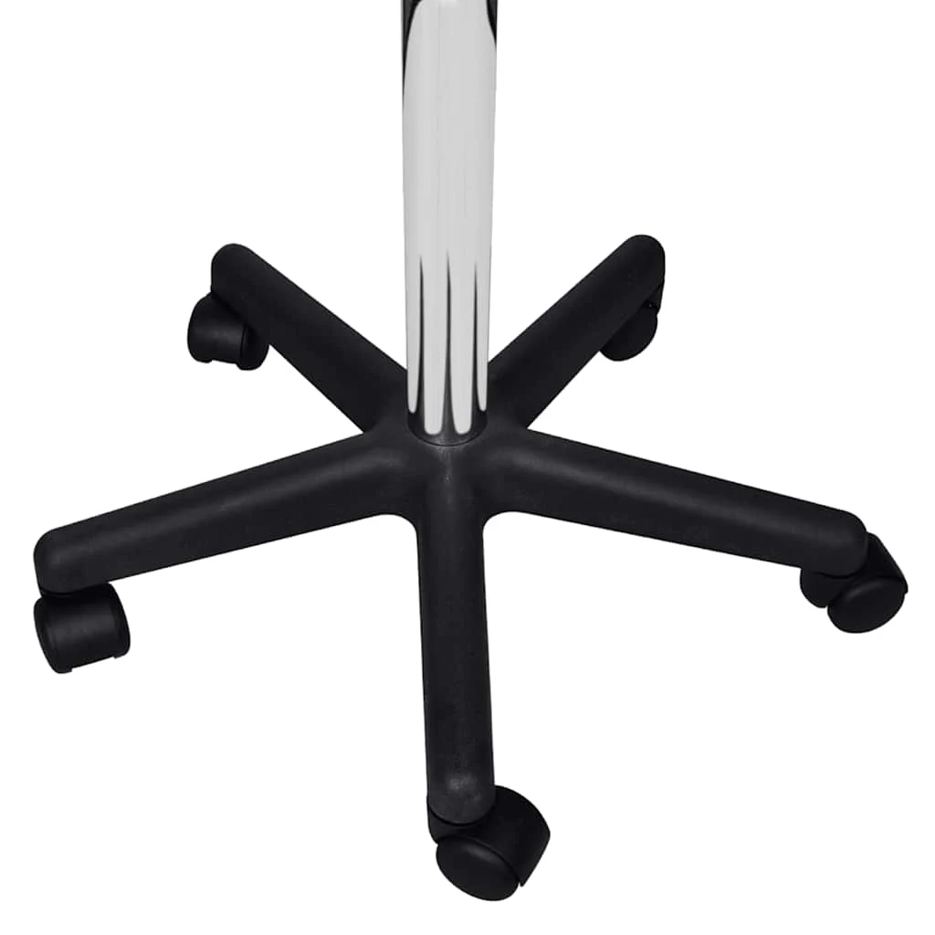 Tabourets de bureau lot de 2 35,5 x 35,5 x 98 cm noir similicuir – vue de détail