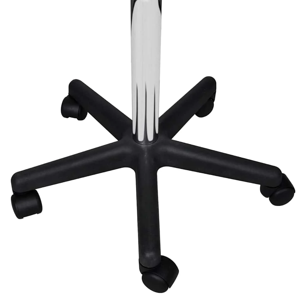 Tabourets de bureau lot de 2 35,5 x 35,5 x 98 cm rouge similicuir – vue de détail